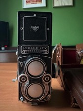 FOTOCAMERA ANALOGICA ROLLEIFLEX 3.5 F IN OTTIMO STATO CON CUSTODIA IN PELLE