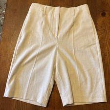 H&M Beige Dress Shorts Size 4