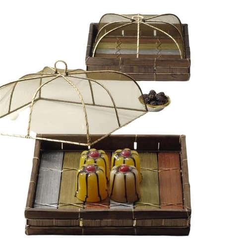 Set vassoi quadrati con - 2,