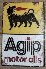 AGIP MOTOR OILS TARGA  METALLO