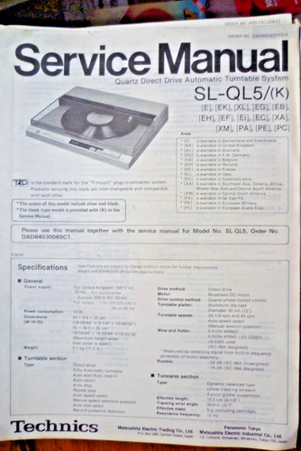 Technics ql5 k giradischi - technics, /k