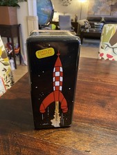 Tim e Struppi - Scatola di latta metallo scatola limitata luna razzo 23x10x10