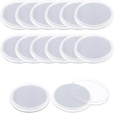 12 Pezzi Capsule Porta Monete Contenitore Scatola Monete in Plastica Con Imbotti