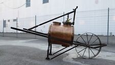 Pompa da irrigazione a carriola per trattamento vite, d’epoca e restaurata (1)