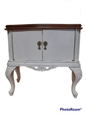 comodino antiquariato 2 sportelli anteriori stile chippendale Barocco