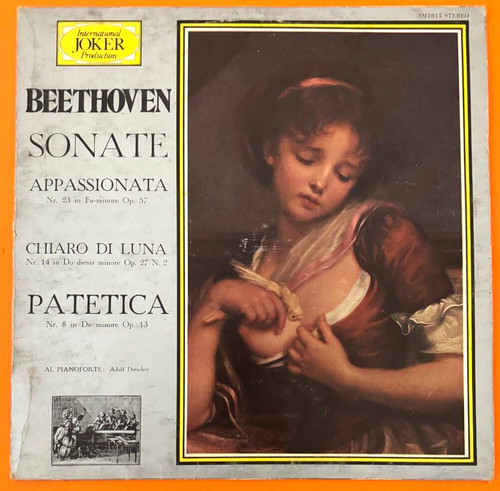 Beethoven sonate disco lp - beethoven,