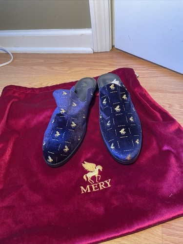Mocassini mery blu oro - mery,