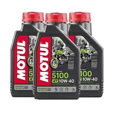 3 LT  LITRI OLIO MOTORE MOTUL MOTO 4T 5100 10W40 TECHNOSYNTHESE ESTER MA2