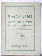 PAGANINI Moto perpetuo Op. 11