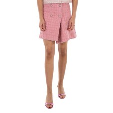 Minigonna Versace in tweed a vita alta