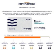 MSC Crociere Diamante Voyagers