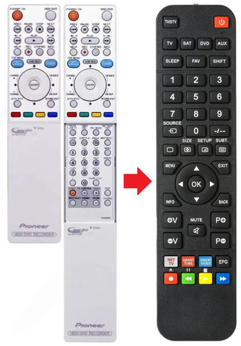 Telecomando adatto per pioneer - adatto,