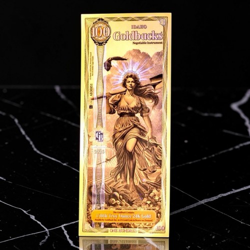 100 idaho alpha goldback - goldback, aurum