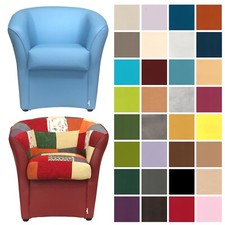 Poltrona POZZETTO In Ecopelle Made In Italy