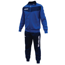 TUTA VISA GIVOVA POLIESTERE TRIACETATO ALLENAMENTO RELAX TRACKSUIT TUTE SPORT