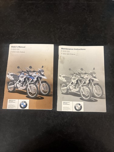 Bmw f650 dakar - dakar, manuale