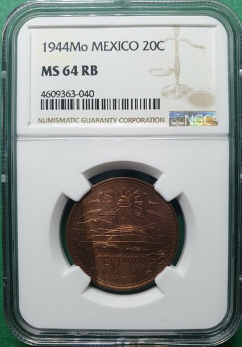 1944 messico centavos - 1944, 20