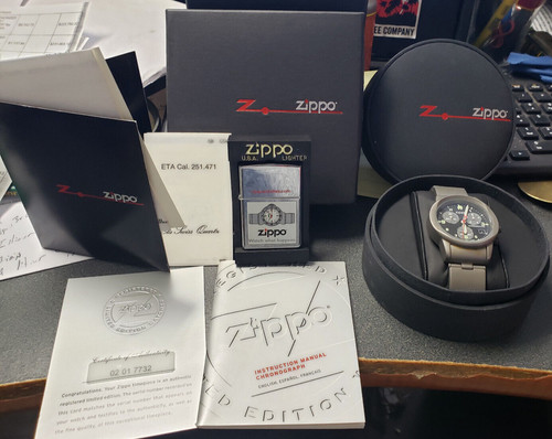 Rare zippo swiss chrongraph - rare,