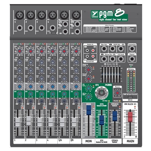 Yorkville pgm8 mixer - yorkville,