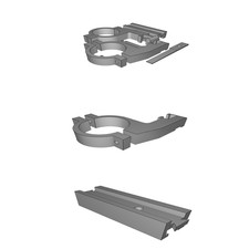 Supporto montaggio ottica - supporto,