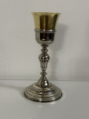 Antico calice metallo - ,