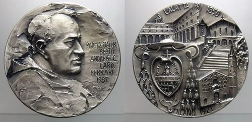 Medaglia cardinale ferrari - medaglia,