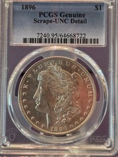 1896 P Morgan Dollar PCGS NON