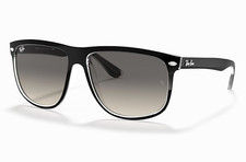 Ray ban Sole RB4147 603971 60-15 Fidanzato Nero Trasparente Grigio Fumè