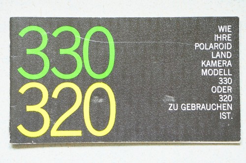 Polaroid land 320 330 manuale - polaroid,