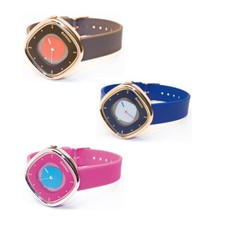 Orologio Donna HOOPS CAPRI Rosè Silicone Marrone Fucsia Blu Lady