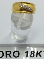 Anello in oro giallo 750 18