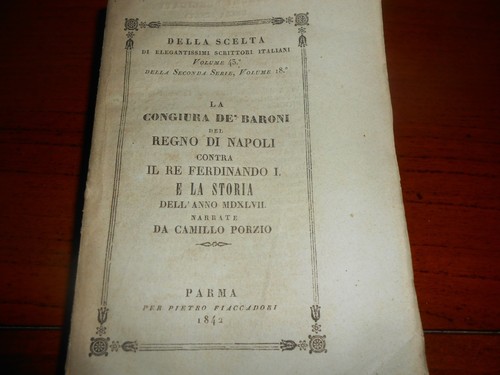 1842 camillo porzio congiura - 1842,