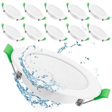 Plafoniere a LED Ultra Sottile 5W Plafoniere da incasso a LED Bianco (a9F)