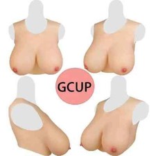 Seno finto coppa G sexy accessorio tette Cosplay Drag Queen sex toy Mastectomia