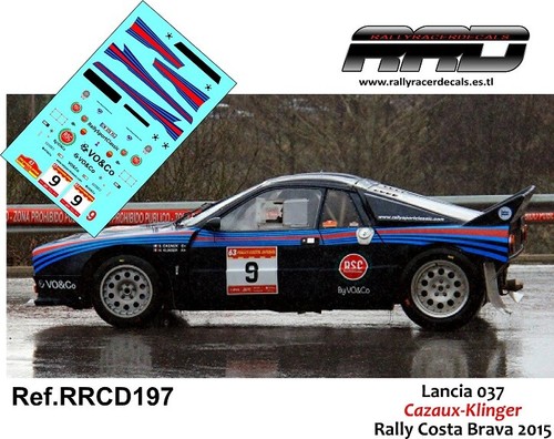 Decal calca lancia 037 - decal/calca, 1/43;