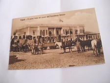 Africa Tripoli il primo treno nei pressi dell'Intendenza Militare - non sp f p