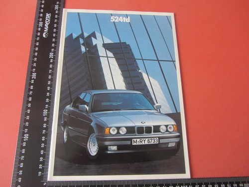 Brochure bmw 524td in - bmw,