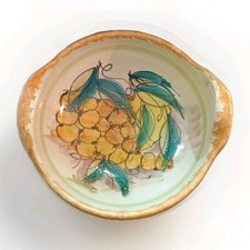 Fruttiera ceramica decoro mano
