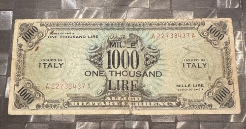 1000 lire allied - am,