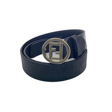 FENDI Leather Belt, Black