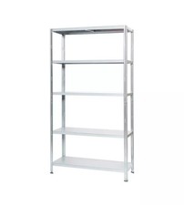 SCAFFALE 5 RIPIANI IN METALLO AD INCASTRO GRIMA PORTATA 400 KG 100X40X187 CM