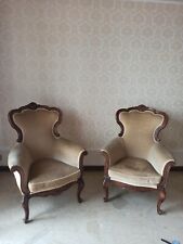 Coppia di poltrone sedie originali  metà '800 Stile Luigi Filippo