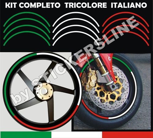 Adesivi cerchi moto strisce