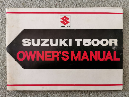 Suzuki t500r manuale - suzuki,