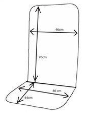 CUSCINO RIO LUNGO SCHIENALE ALTO SEDIA SDRAIO DA GIARDINO MISTO COTONE ITALY