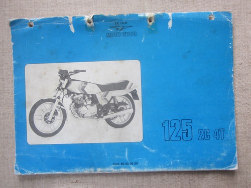 Moto guzzi 125 catalogo - guzzi, 2c