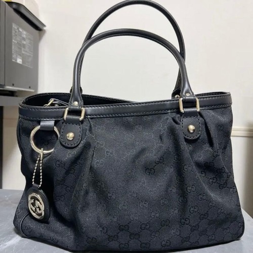 Borsa gucci nuova tela - in, nera