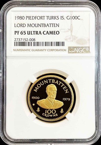 1980 oro piedfort 250 coniato - 250,