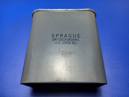 Condensatore olio sprague - condensatore,
