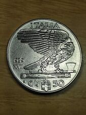 50 CENTESIMI 1939 XVII - LEGGERMENTE  MAGNETICA - VITTORIO EMAN. REGNO ...f309